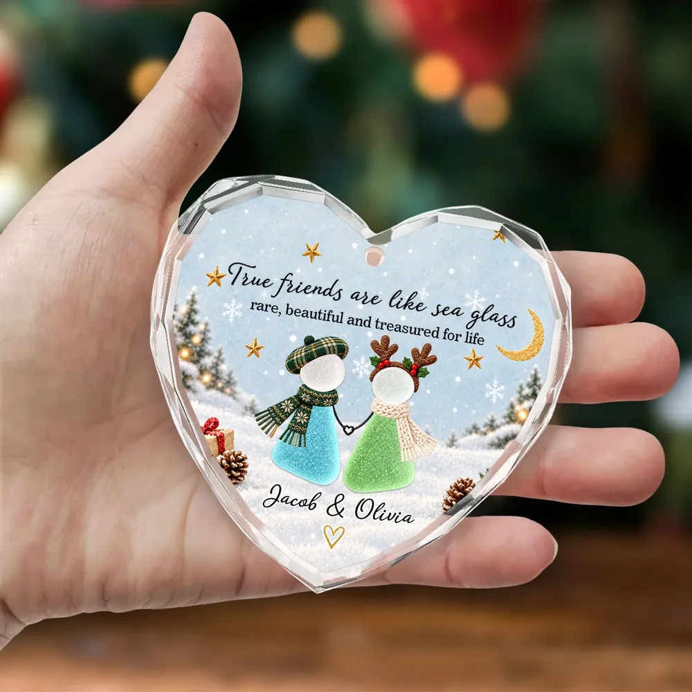 True Friends Are Like Sea Glass - Personalized Glass Ornament - Christmas Gift For Friends, Besties, Sisters 8222fb4c-5632-4246-a5d5-b2efb3e2cf96-4_converted.png