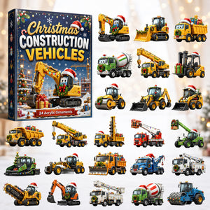 Christmas Construction Vehicles Advent Calendar 2026 - 24-Day Festive Countdown, Acrylic Charms Blind Box - Gift For Kids, Family & Friends 822b32a5-9403-41ff-aedd-ab783331e5e5-construct-vehicles.jpg