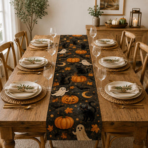 Halloween Pumpkin Ghost Table Runner, Black Cat Spooky Fall Dining Decor, Autumn Farmhouse 823df988-fbf9-457d-984d-0ebf724c0d0c-2.jpg