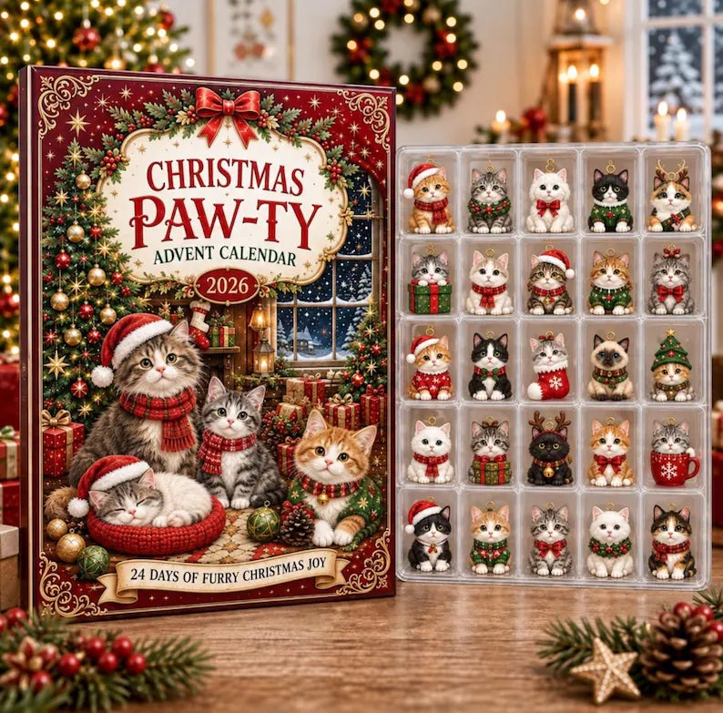 Christmas Cat Advent Calendar, 24 Days of Furry, Cat Lover Gift, Seasonal Ornament Decor, Pet Family Keepsake, Christmas Ornament, Gift 2026 82406e72-338b-477f-8066-ce0d048faa6a-dfgrt-1-.webp