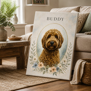 Custom Pet Portrait Canvas – Watercolor Cameo Garden - Personalized Canvas 824aad4c-26e3-4d21-801f-0c2cabf7594a.jpg