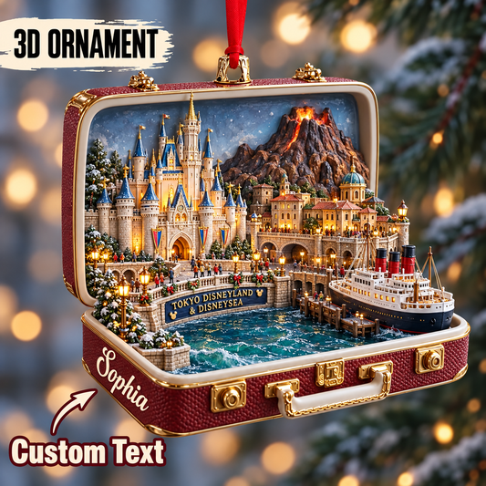 Personalized Tokyo Disneyland & DisneySea 3D Suitcase Christmas Ornament – Japan Vacation Keepsake & Gift for Disney Fans 825bc856-6b52-485f-a0d8-1472c0baf1e1-Sophia-s-Tokyo-Disney-3D-Suitcase-Ornament.png