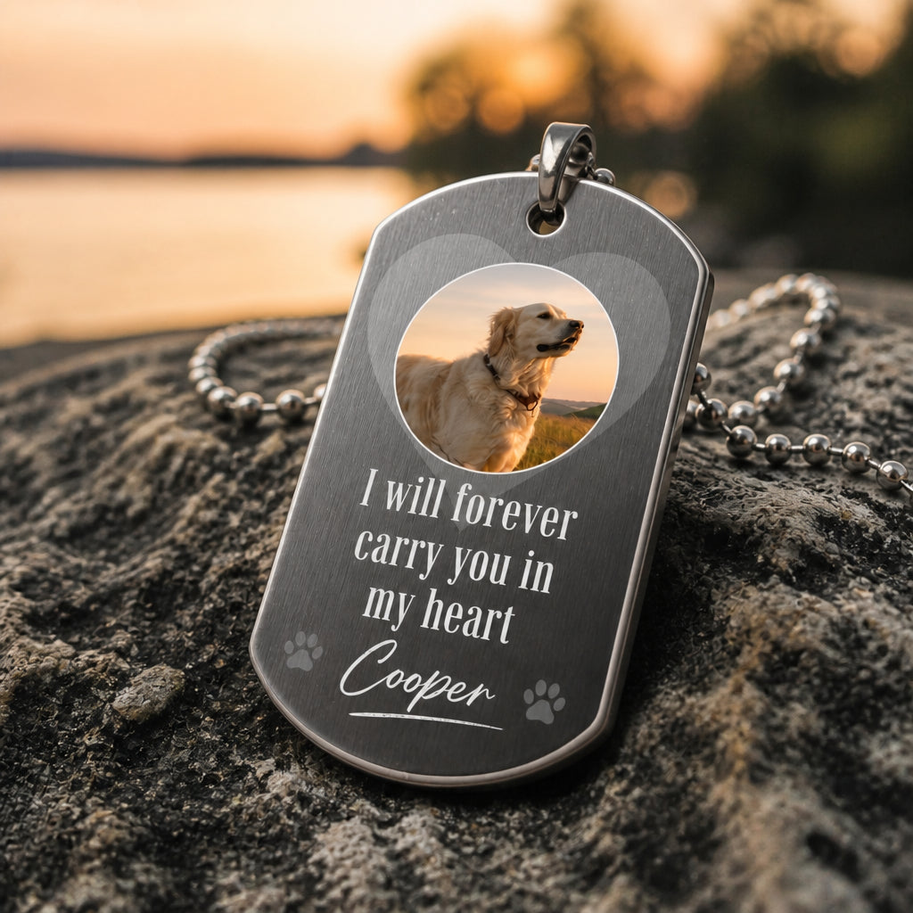 Pet Memorial Photo Dog Tag Necklace – I Will Forever Carry You In My Heart - Personalized Dogtag Necklace 826035a2-24ba-425e-8817-482907ea1523.jpg