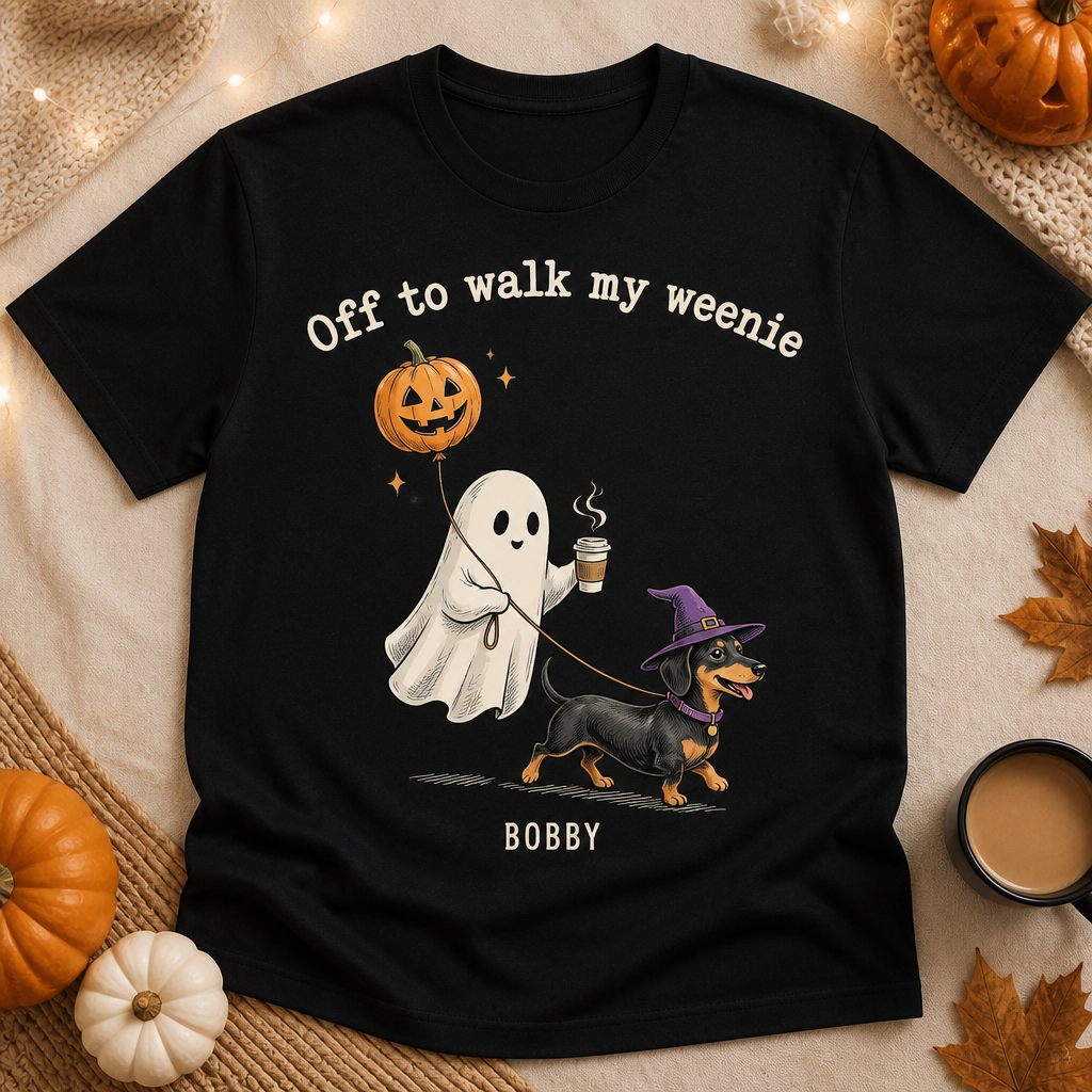 Off To Walk My Weenie – Custom Dachshund Halloween Tee - Personalized T-shirt 8288ede3-5f00-403c-a016-c23c0251a22b.png