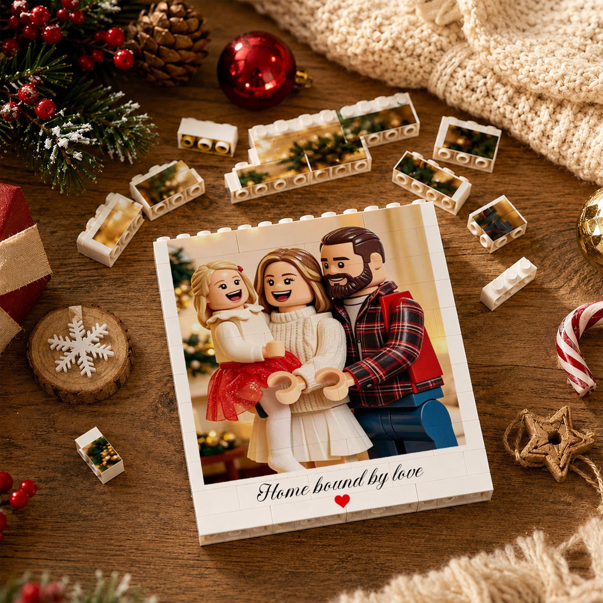 Personalized Lego Style Family Photo Brick, Custom Family Portrait Block, Custom Family Gift, Christmas Keepsake Decor 829a16a0-6e4a-4a2d-90d8-f5dfb02354ac-3.jpg