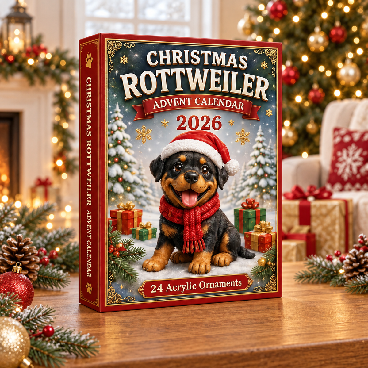 Christmas Rottweiler Advent Calendar 2026 - 24-Day Festive Countdown, Acrylic Charms Blind Box - Gift For Rottweiler Lovers 82a6ddd6-5f39-4376-a8d9-e39fb3d50a67-christmas-rottweiler-box.png