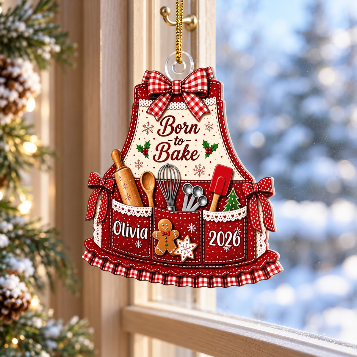 Personalized Baker Christmas Ornament, Custom Name Acrylic Ornament, Baking Lover Gift for Mom Grandma, Kitchen Christmas Decor 82b1dafa-1c3f-4d30-8656-e0b8fae87f15-89dac9f6-3384-4b23-9ed3-e75c2883c7e5.png