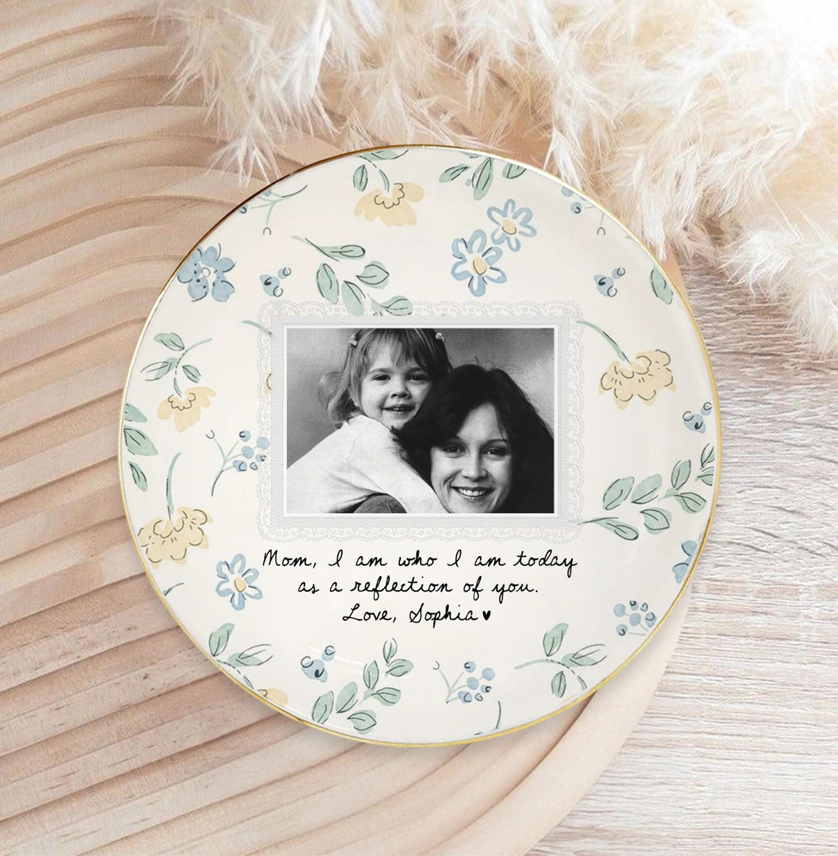 Personalized Mother of The Bride Gift, Picture Jewlery Plate, Custom Mom Photo Jewelry Dish, Wedding Gifts for Mom, Mom Gift 82b889ba-79a1-4da7-bde2-324d24b2523f-7.jpg