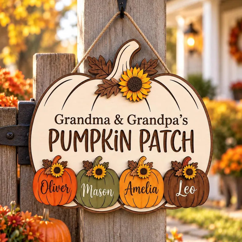 Personalized Grandma & Grandpa's Pumpkin Patch Door Sign, Custom Grandkids Names Fall Wood Decor, Grandparents Autumn Gift 82c1b06a-659d-4cac-a92e-798e2394ac6f-dsdssvssxzdxvsvsssssssss-1-.webp
