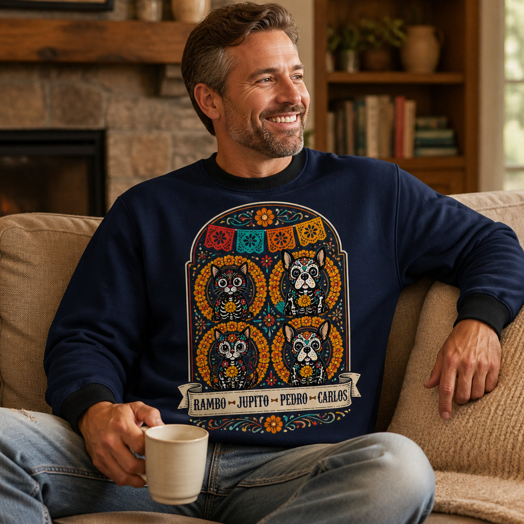 Sugar Skull Pets Crewneck Sweatshirt — Custom Pet Names - Personalized Sweatshirt 82e49e25-4353-46dd-abce-ee3d85d0c1bf.jpg