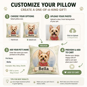 Custom Pet Portrait Stripe-Free Pillow – Photo Upload & Name - Personalized Pillow 82f52c0a-87ce-4f5d-a9fa-6a3e6cb57291.jpg