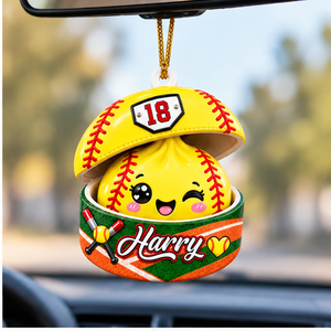 Personalized Softball Dumpling 3D Relief Ornament 2026, Softball Ornament, Squishy Dumpling Ornament, Sport Ornament, Kids Christmas Gift 8301e6e4-0e1f-4632-89e1-6e5d7ff24fd6-mockup_2_car.png