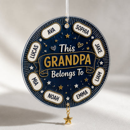 Grandpa Belongs To — AOP Polo with Grandkids’ Names - Personalized 1 Layered Suncatcher with Charm 8348f708-52d8-4432-a4f8-ff69e79ed070.jpg