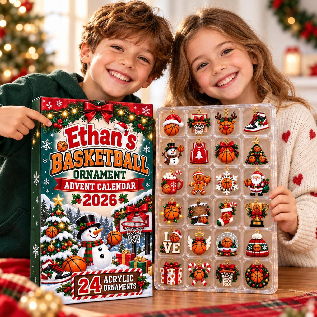 Basketball Advent Calendar 2026, Christmas Countdown Box, 24 Basketball Charms, Personalized Sports Holiday Keepsake, Basketball Player Gift John 8357be48-fa20-44b2-972f-5bdef5846be9-il_1588xN.8582418224_3b4a.jpg