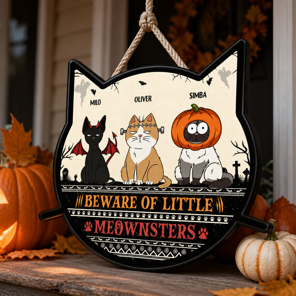 Beware of Little Meownsters – Personalized Cat Photo Halloween Wood Acrylic Sign - Personalized Wood Acrylic Sign 8363c22f-bc58-4e38-9e64-e91f5ff11b1e.jpg