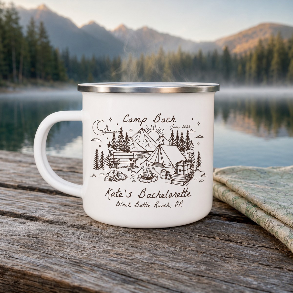 Personalized Campfire Enamel Mug for Camp Bachelorette, Camping Cabin Bach Club Mug 8374b67d-1090-4c57-bd8b-87060100156f-banner-2.png