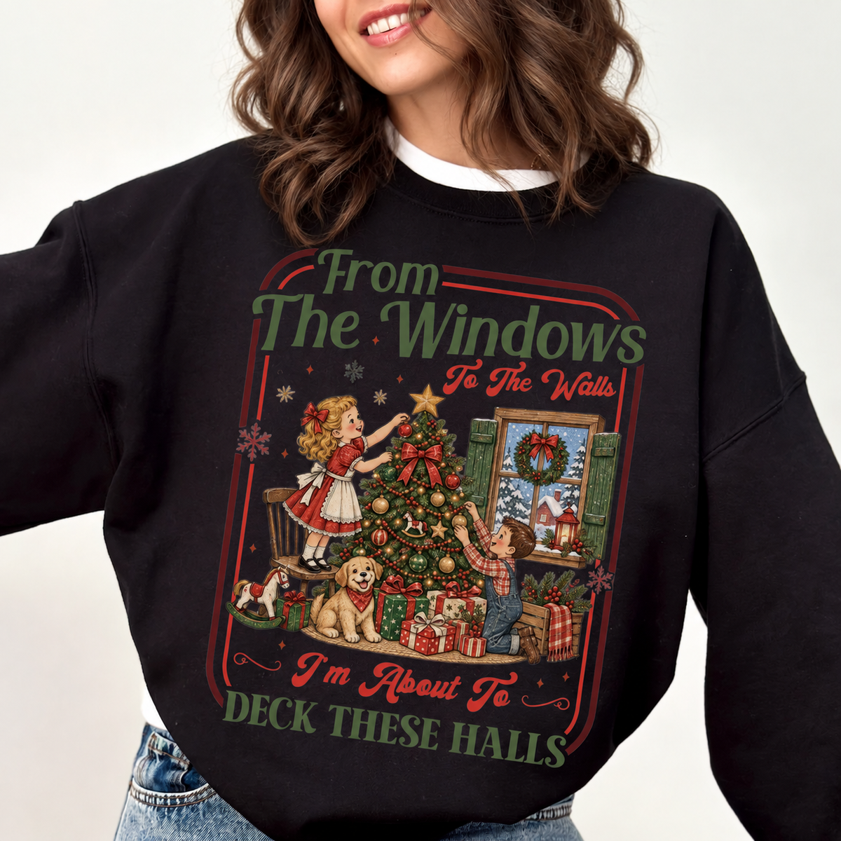 90s Vintage Christmas Sweatshirt – Funny Deck The Halls Xmas Sweater, Retro Holiday Crewneck, Silly Christmas Family Pullover 83888202-cbc5-401e-8744-9eb731960642-sfdf.png