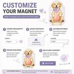 Custom Pet Stamp Portrait Magnet - Personalized Acrylic Refrigerator Magnet - Soft Rubber Belly 838b98e0-12ed-4d2f-b410-f1f4771326aa.jpg