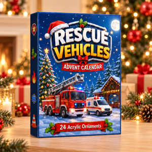 Rescue Vehicles Advent Calendar 2026 - 24-Day Festive Countdown, Acrylic Charms Blind Box - Gift For Kids, Family & Friends 83bd5f0e-a9de-457e-a980-69de8a4e1580-rescue-vehicle-box.png