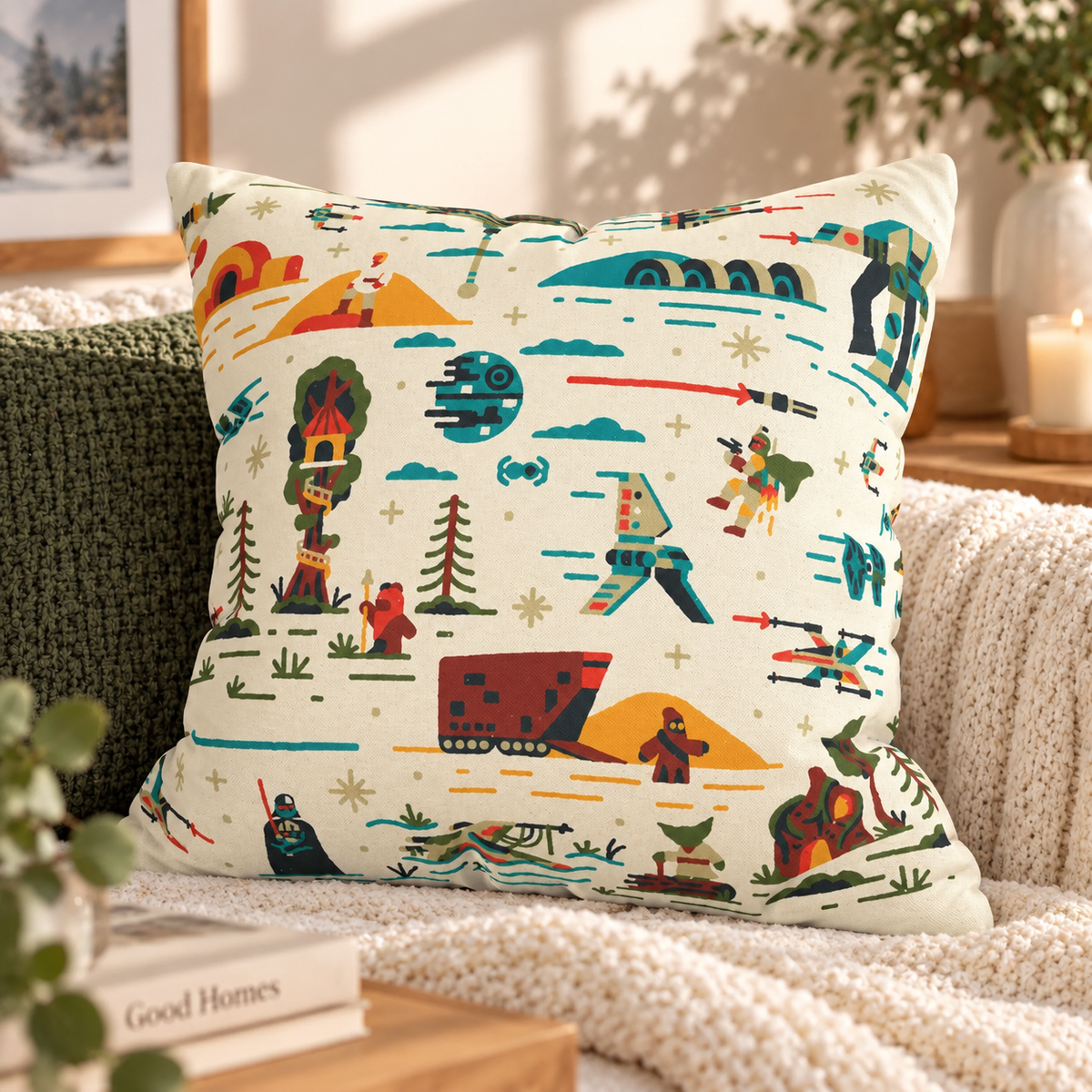 Retro Space Adventure Pillow – Sci-Fi Cushion Cover or Pillow With Insert, Galaxy Home Decor 83be00fc-123c-43f1-ba2c-f3900d903a4c-78.png