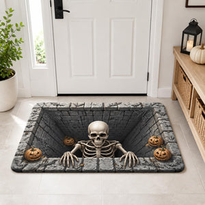 Retro 3D Skeleton Doormat, Halloween Non Slip Rubber Floor Mat, Spooky Outdoor Welcome Rug 83c4893e-9db3-4515-a8cd-e10d1a58e8be-2.jpg