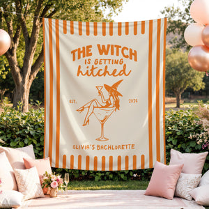 Witch Bachelorette Banner Halloween Witch Is Getting Hitched Tapestry Personalized Bachelorette Sign Decor Bachelorette Backdrop Skeleton 83db77d7-08bd-45a9-9af6-f12c0dabcb40-4.jpg