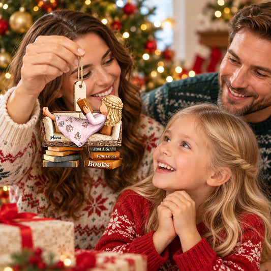 3D Effect Just A Girl Who Loves Books - Personalized Custom Shaped Wooden Ornament 83e0dadb-9703-4fc8-90ef-fa1418c65845-banner-4.jpg