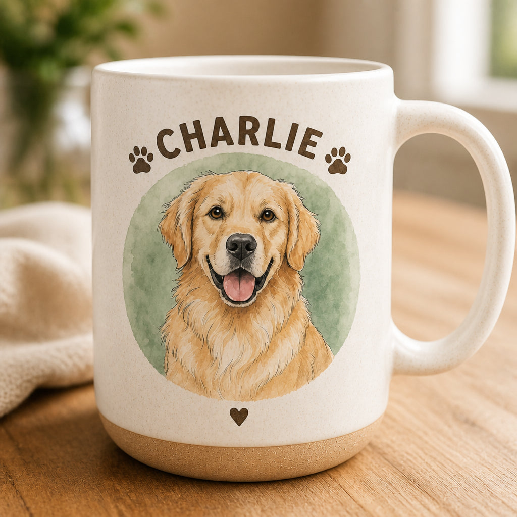 Custom Pet Portrait + Name Mug — Watercolor Circle Edition - Personalized Pottery Mug 8413a99e-db73-40b3-897e-9f48f18c932f.jpg