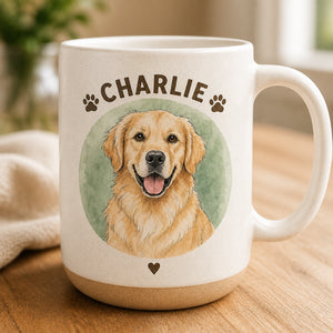 Custom Pet Portrait + Name Mug — Watercolor Circle Edition - Personalized Pottery Mug 8413a99e-db73-40b3-897e-9f48f18c932f.jpg
