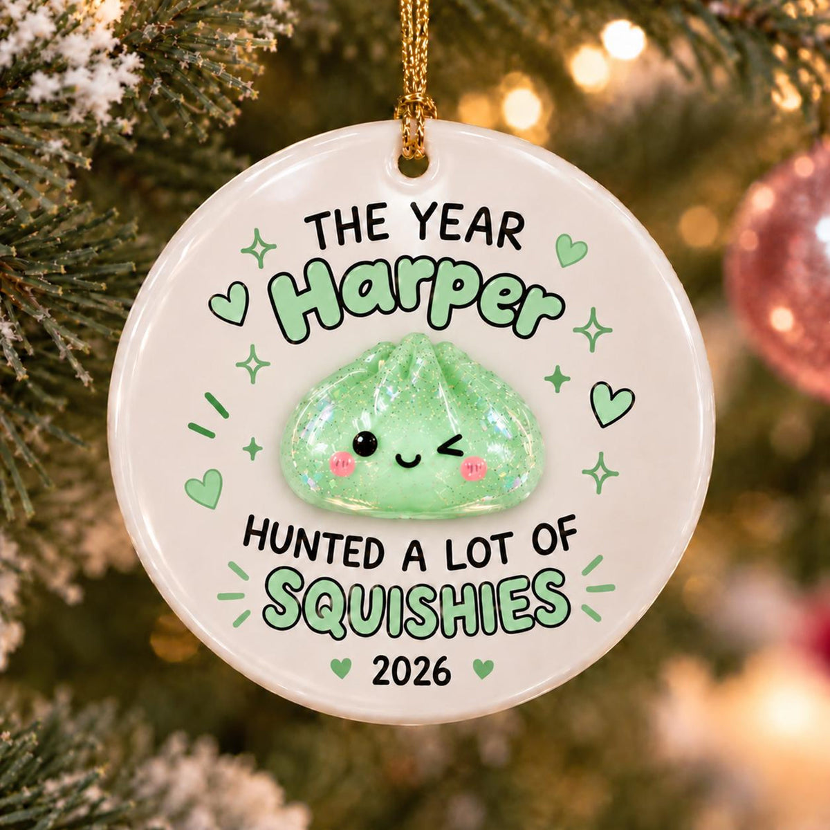Viral Squishy Ornament, Squishy Lover Christmas Gift, Custom Name Ornament, Squishy Hunting Keepsake, Kids Christmas Ornament 2026, 8430c584-494e-4d11-9157-b7780c7f9ac5-2.jpg