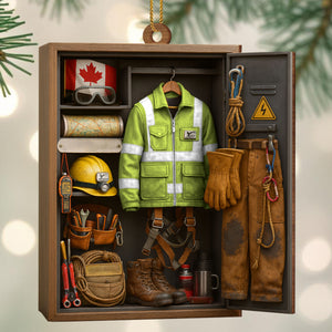 Capture The Spirit Of Adventure And Hard Work, Custom Wood Ornament, Gift For Craftsmen And Workers