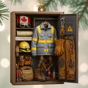 Capture The Spirit Of Adventure And Hard Work, Custom Wood Ornament, Gift For Craftsmen And Workers