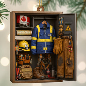 Capture The Spirit Of Adventure And Hard Work, Custom Wood Ornament, Gift For Craftsmen And Workers