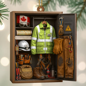 Capture The Spirit Of Adventure And Hard Work, Custom Wood Ornament, Gift For Craftsmen And Workers