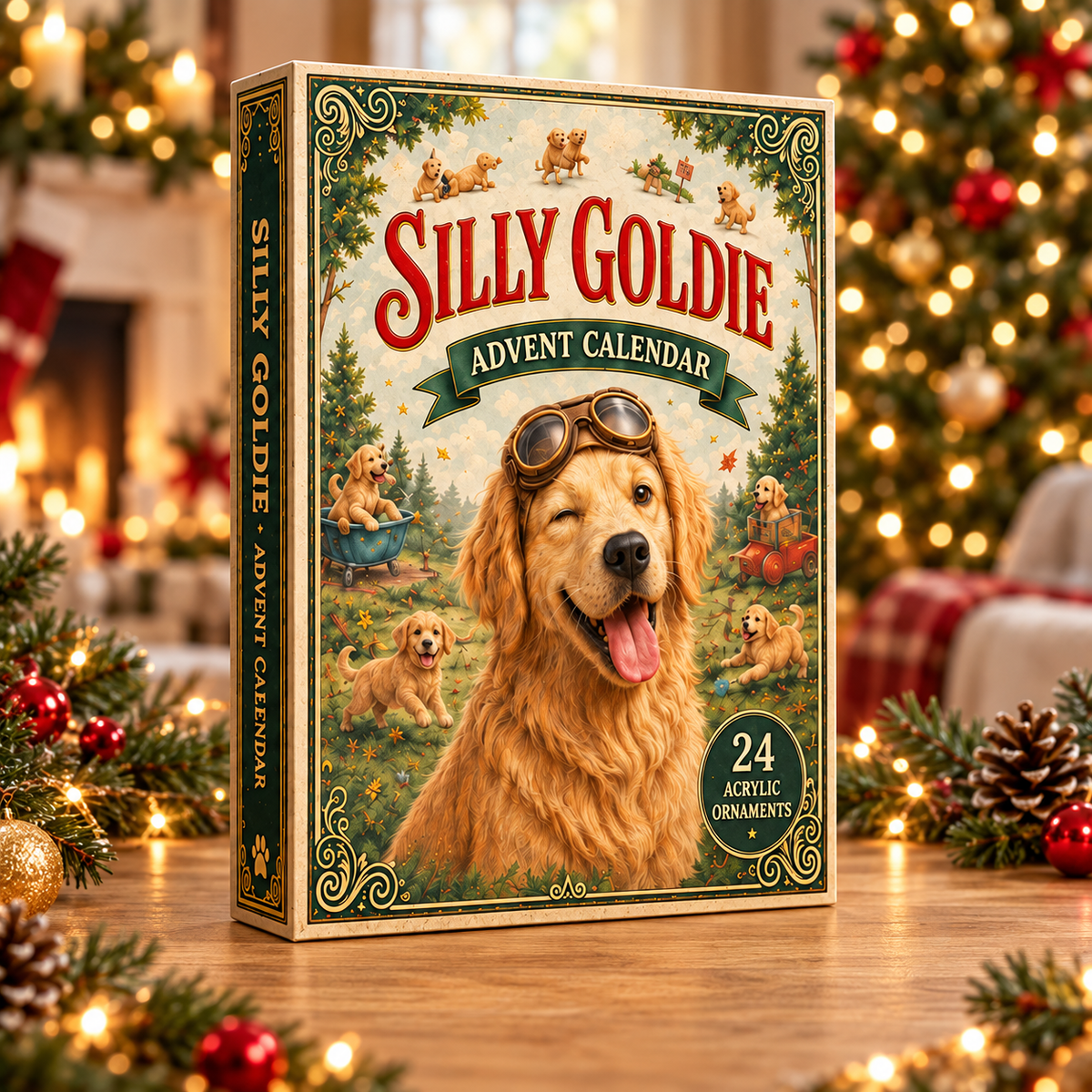 Silly Goldie Advent Calendar 2026 - 24-Day Festive Countdown, Acrylic Charms Blind Box - Gift For Dog Lovers 8463a3f4-1f24-45a7-901e-fe5e17df9cd7-goldie-box.png