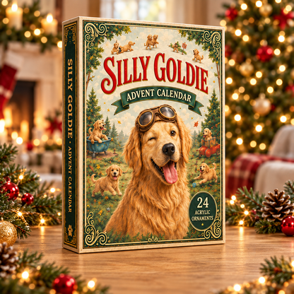 Silly Goldie Advent Calendar 2026 - 24-Day Festive Countdown, Acrylic Charms Blind Box - Gift For Dog Lovers 8463a3f4-1f24-45a7-901e-fe5e17df9cd7-goldie-box.png