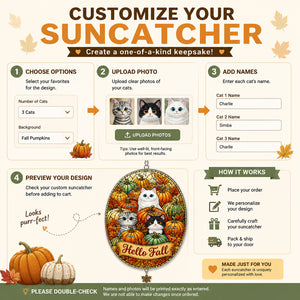 Hello Fall Custom Cat Portrait Garden Flag - Personalized 1 Layered Suncatcher with Charm 84709493-1b87-4ed4-afb1-3928abecfa04.jpg