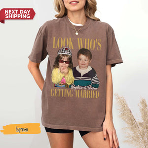 Look Who’s Getting Married Shirt,Custom Photo and Name Tee, Personalized Wedding Shirt, Bridal Shower Gift, Wedding Shirt, Bachelorette Tee 847ee450-68a6-464e-8aa6-5156cb6241fb-gffgffg-4-.webp