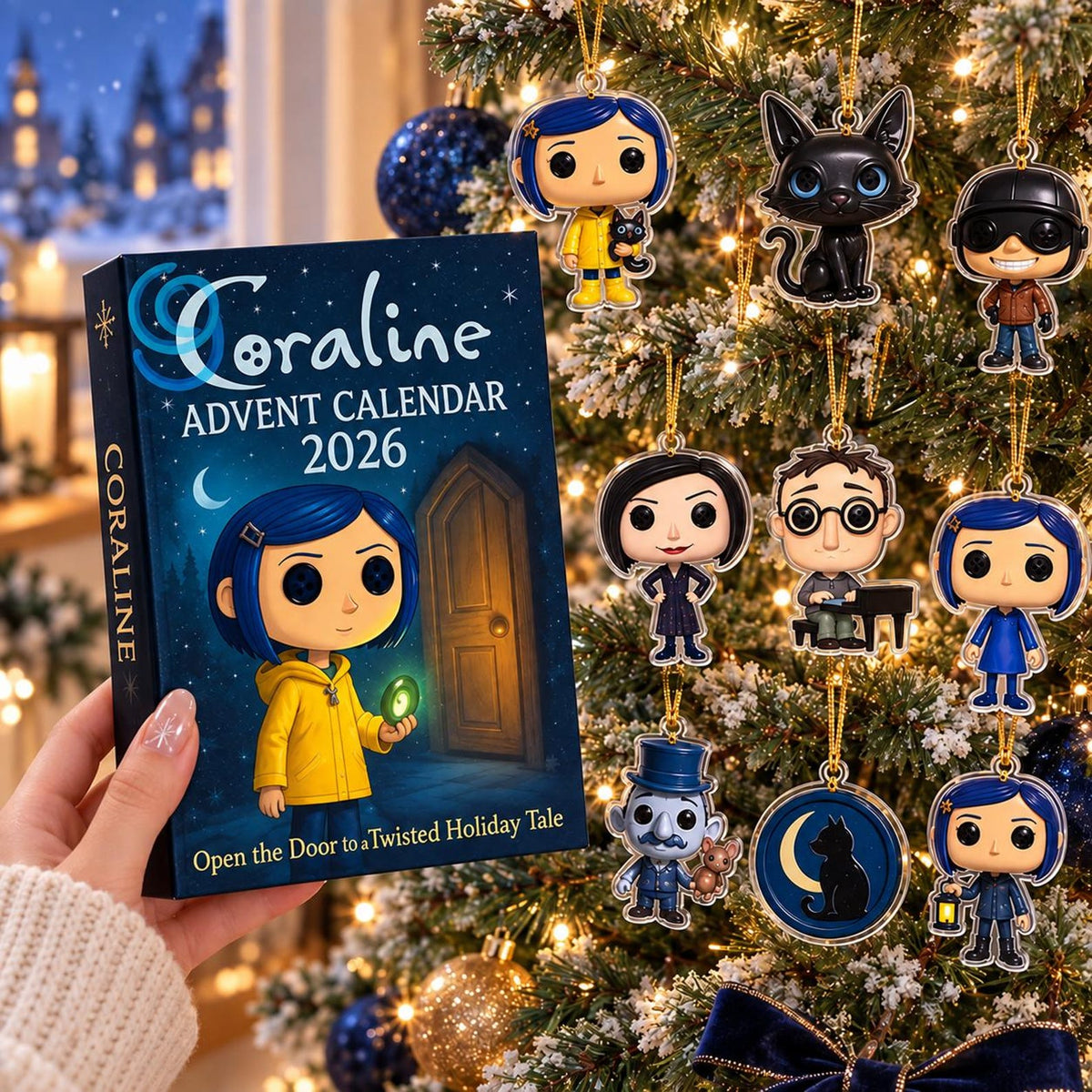 Coraaline Advent Calendar 2026, 24 Days Christmas Advent Calendar, 24 Acrylic Ornaments, Cooraline Christmas Gift, Countdown Calendar 84946f1e-4547-4850-81ee-acd7ca261a9e-il_1588xN.8561132893_env8.jpg