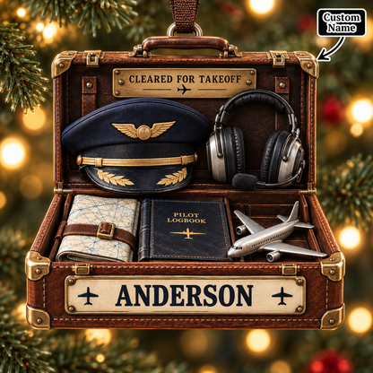 Personalized Pilot Flight Case Christmas Ornament | Special Gift for Aviators & Captains 84ba3153-7804-43bf-b1ca-3fcf5d0fd15b-mockup-annotated-1790150867796.png