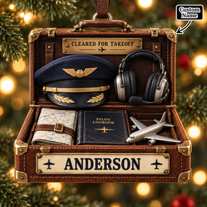 Personalized Pilot Flight Case Christmas Ornament | Special Gift for Aviators & Captains 84ba3153-7804-43bf-b1ca-3fcf5d0fd15b-mockup-annotated-1790150867796.png