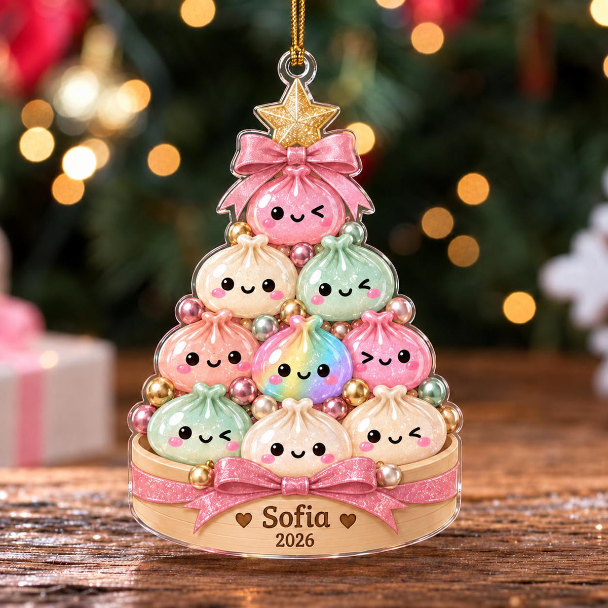 Personalized Squishy Ornament, Custom Name Christmas Ornament, Squishy Collector Gift for Kids, Cute Dumpling Ornament, Boy Girl Xmas Gift 84beac27-6c65-4aef-9e3c-ebb8fe6a30b6-2.jpg