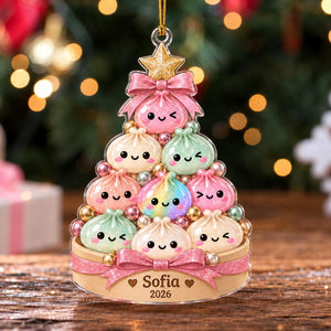 Personalized Squishy Ornament, Custom Name Christmas Ornament, Squishy Collector Gift for Kids, Cute Dumpling Ornament, Boy Girl Xmas Gift 84beac27-6c65-4aef-9e3c-ebb8fe6a30b6-2.jpg