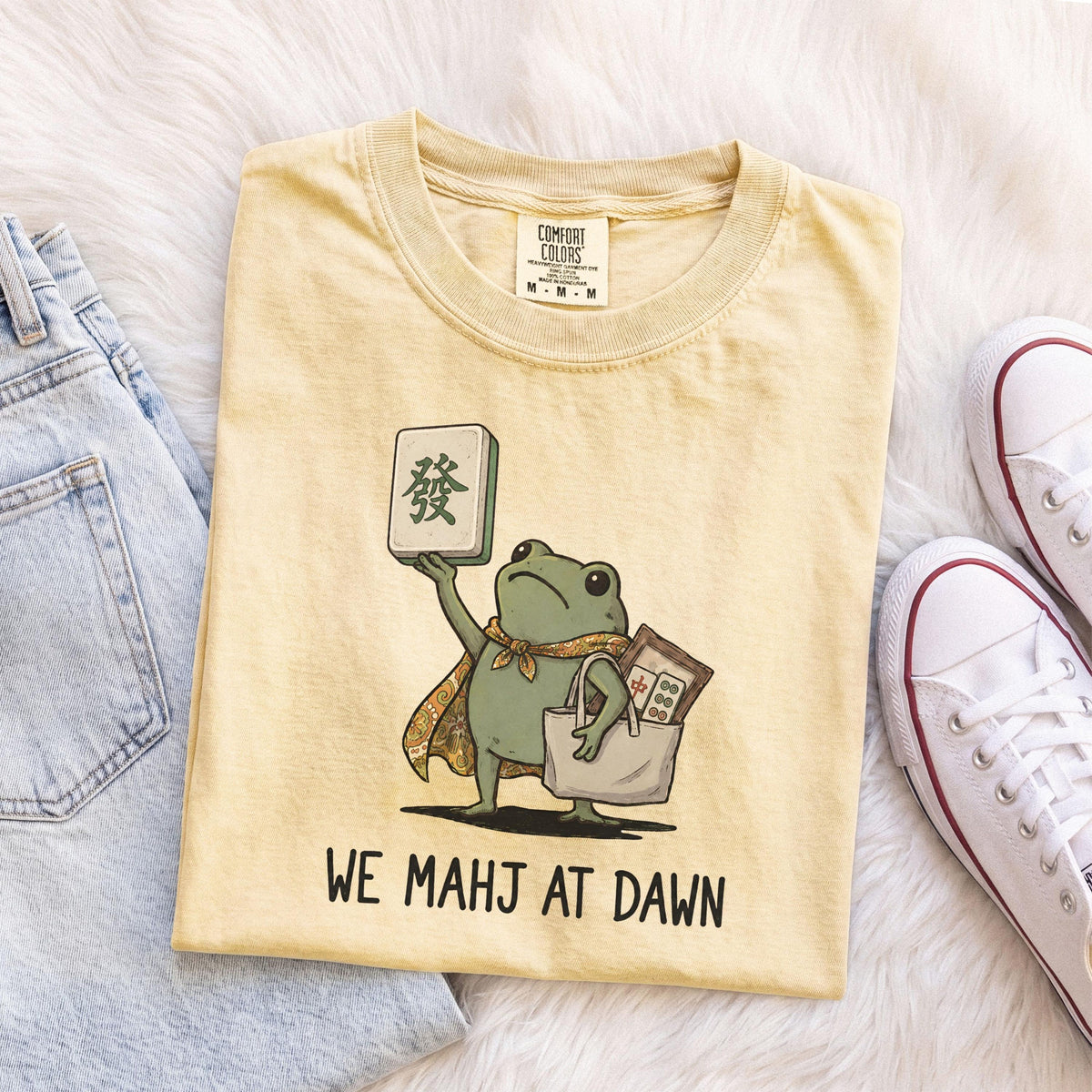 Comfort Colors We Mahj At Dawn Mahjong Shirt, Mahjong Tee, Gift For Mahjong Lover, Funny Game Night T-Shirt, Funny Mahjong Gift, 84e1c31c-d923-4606-9df1-707baba99b06-3.jpg