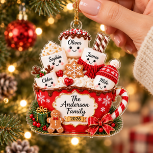 Personalized Family Christmas Ornament, Hot Cocoa Marshmallow Keepsake, Custom Name GIFT 2026, Holiday Tree Decor, Family Gift for Parents 84e96b10-161a-49ff-b02a-3eb85212d794-BN-2-.png