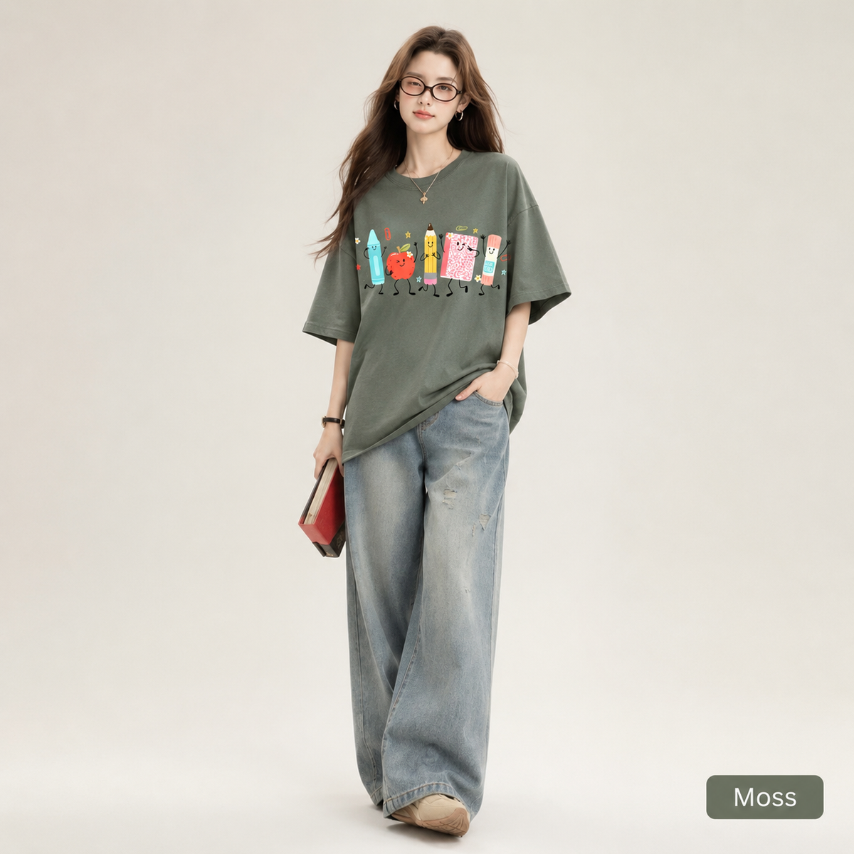Cute School Supplies Comfort Colors Shirt, Back To School Teacher Adult Youth Shirt, Crayon Pencil Notebook Tee, Kindergarten Teacher Gift 84f23e37-d749-4ec3-a352-5ce607c93e82-fecc715e-41c0-4dd1-9dd5-3bb09c0fcbc5.png