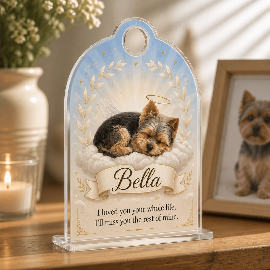 Pet Memorial Angel Acrylic Plaque – Upload Photo & Name - Personalized Custom Shape Acrylic Plaque 84f7bc33-999d-495b-86dd-6c0a62aab71c.jpg