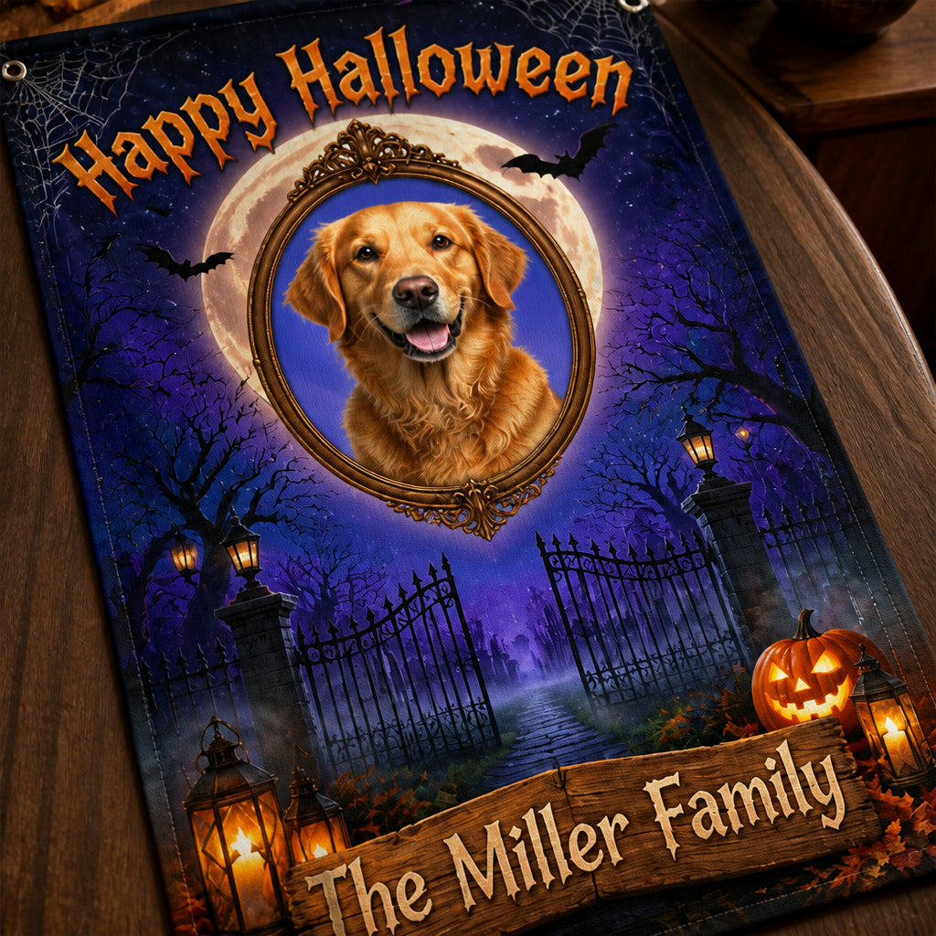 Personalized Halloween Pet Photo Family Flag - Personalized Family Flag 8510e6c0-578c-4814-9cec-c95f4c2b5a26.jpg