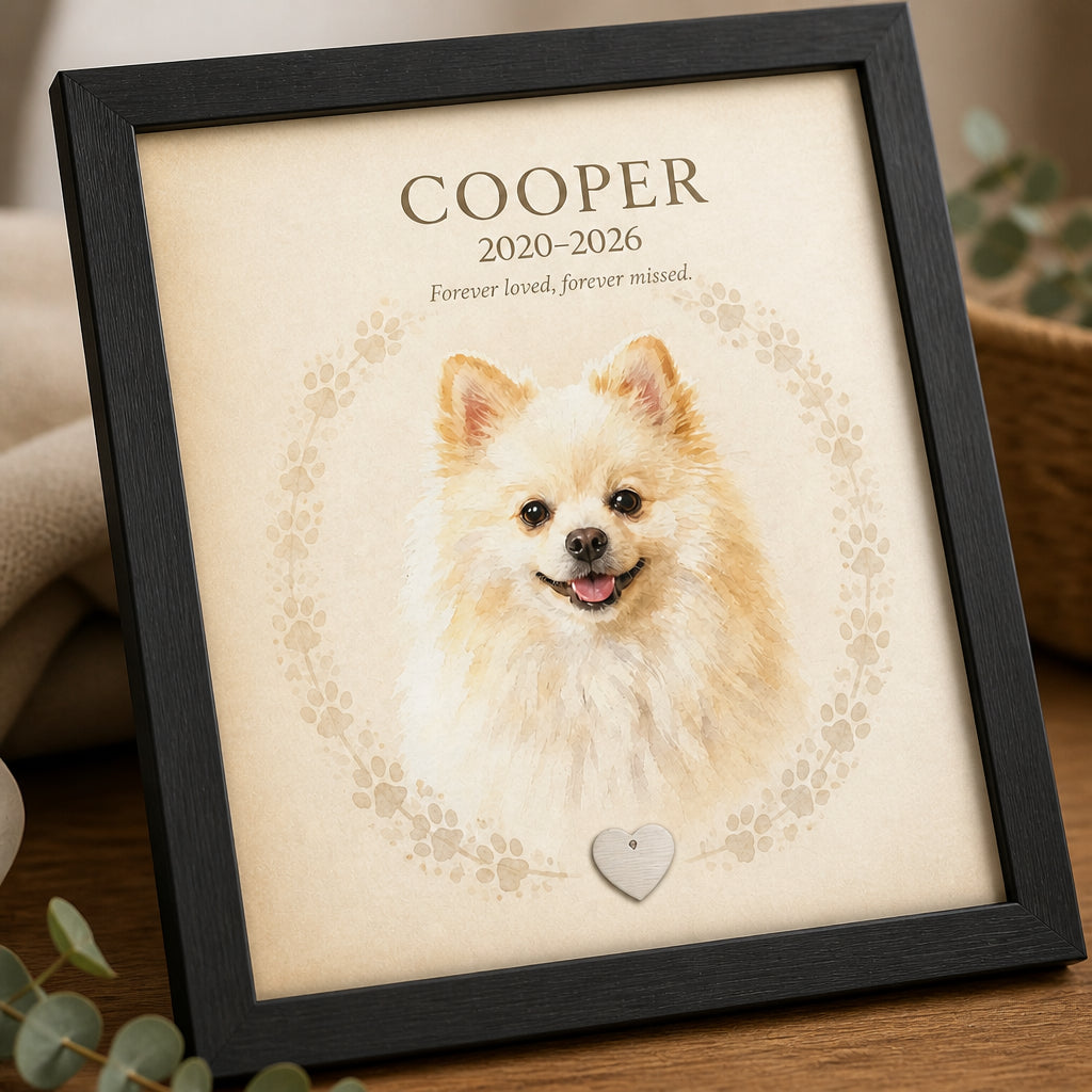 Personalized Dog Memorial Picture Frame Print – Name, Years & Tribute Quote - Personalized Picture Frame 8512bc39-523e-48b7-9c05-3a220f5c3ced.jpg