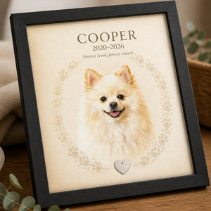 Personalized Dog Memorial Picture Frame Print – Name, Years & Tribute Quote - Personalized Picture Frame 8512bc39-523e-48b7-9c05-3a220f5c3ced.jpg